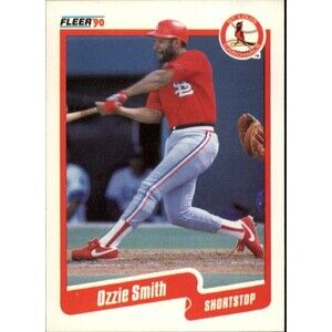 1990 Ozzie Smith Fleer Baseball Card #260